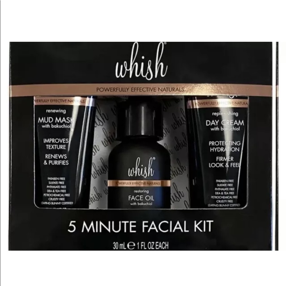 WHISH 5 MINUTE FACIAL KIT